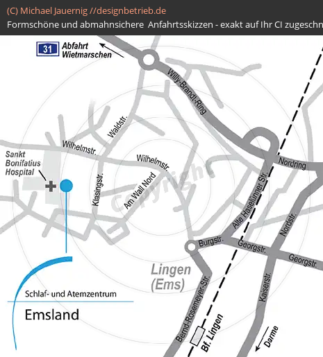 Lageplan Emsland / Lingen Löwenstein Medical GmbH & Co. KG (118)