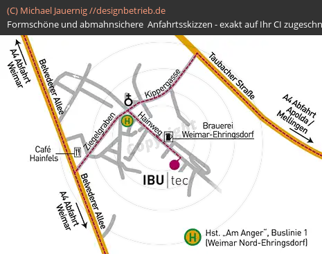 Lageplan Weimar Detailsanfahrtsskizze IBU tec (142)