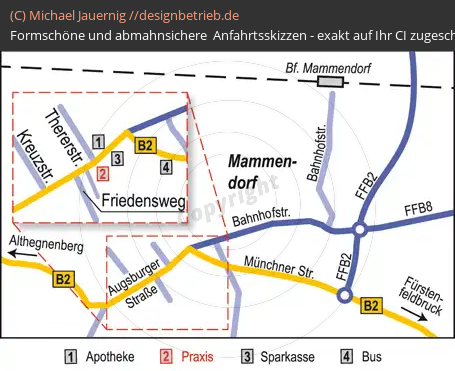 Anfahrtsskizzen erstellen / Anfahrtsskizze Mammendorf   B. Dormann (174)