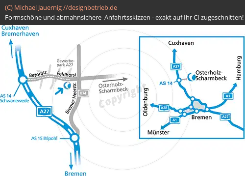 Anfahrtsskizzen erstellen / Anfahrtsskizze Osterholz / Schwarmbeck   (FAUN) (18)