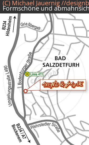 Lageplan Bad-Salzdetfurth Trend & Style - Nicole Busch (208)