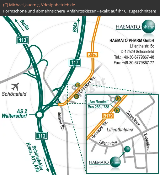 Lageplan Berlin Schönefeld HAEMATO Pharm GmbH (251)