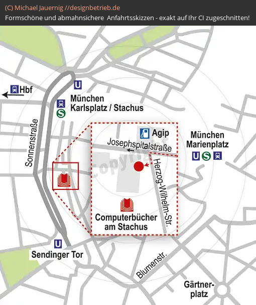 Lageplan München Computerbücher am Stachus (256)