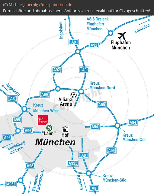 Anfahrtsskizzen erstellen / Anfahrtsskizze München   GXP Engaged Auditing Services (261)