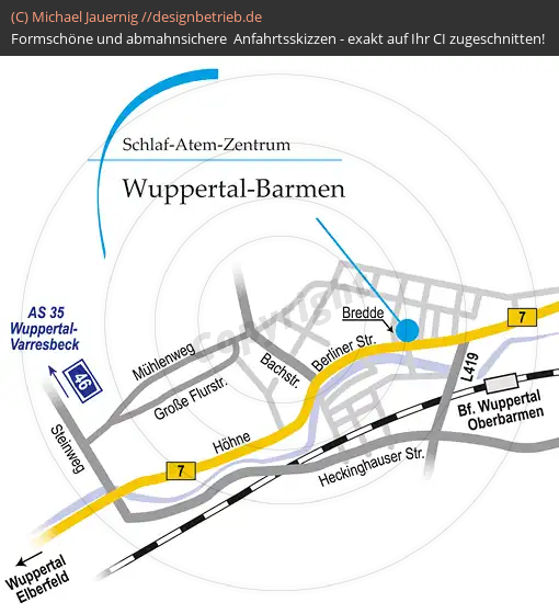 Lageplan Wuppertal Barmen Löwenstein Medical GmbH & Co. KG (276)