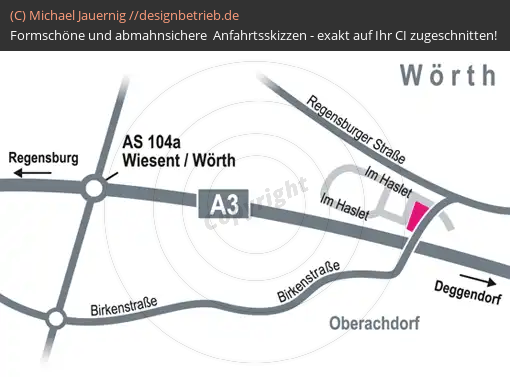 Lageplan Wörth Wiesent Donau Löwenstein Medical GmbH & Co. KG (291)