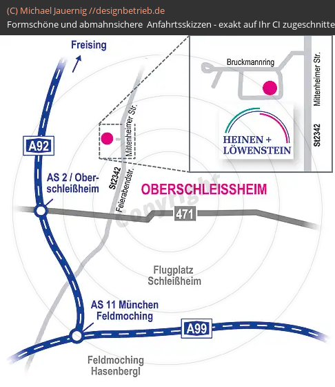 Lageplan Oberschleißheim Löwenstein Medical GmbH & Co. KG (305)