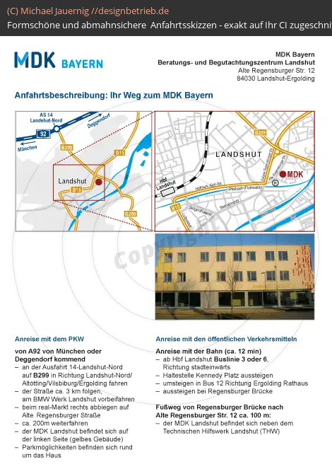 Lageplan Landshut Alte Regensburger Straße MDK Bayern (384)