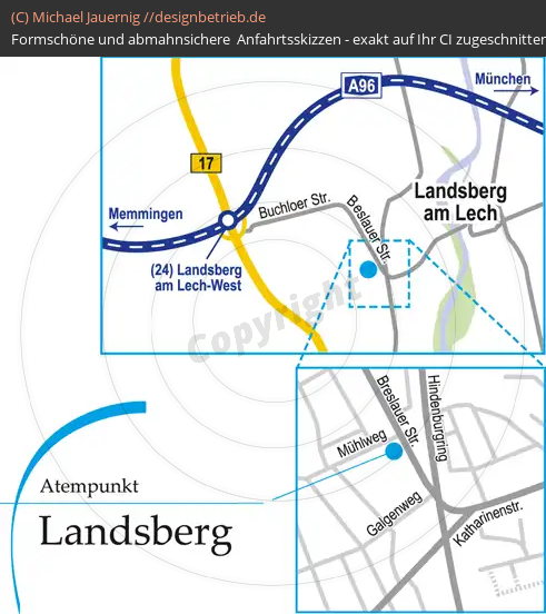 Lageplan Landsberg am Lech Mühlweg Löwenstein Medical GmbH & Co. KG (387)