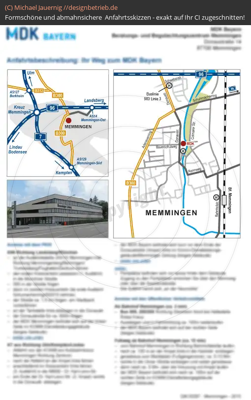 Lageplan Memmingen Donaustraße MDK Bayern (397)