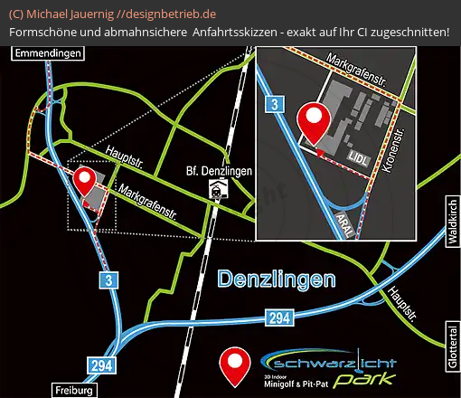 Lageplan Denzlingen Markgrafenstraße Schwarzlichtpark GmbH (402)