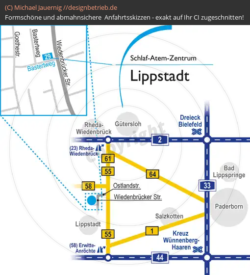 Lageplan Lippstadt Schlaf-Atem-Zentrum Löwenstein Medical GmbH & Co. KG (480)