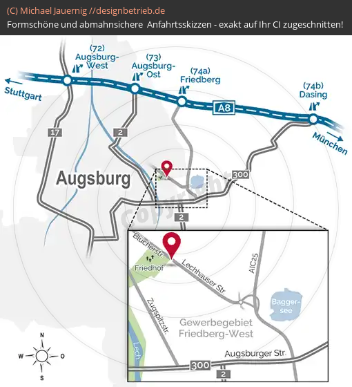 Lageplan Augsburg Kramer Steinmetzbetrieb GmbH (494)