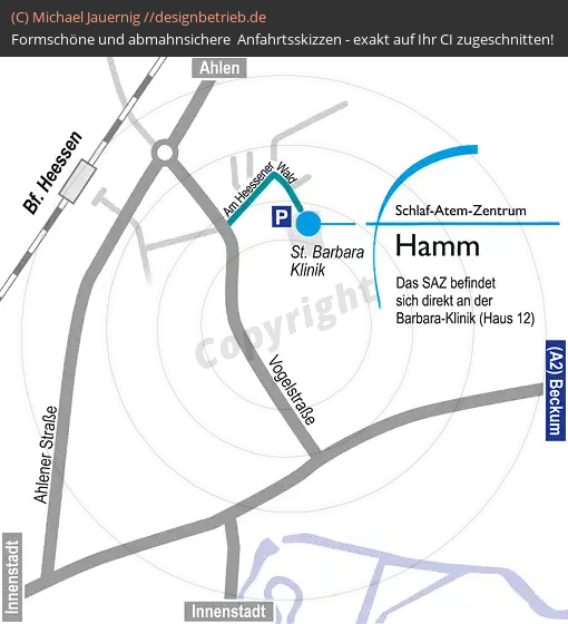 Lageplan Hamm Am Heesener Wald Schlaf-Atem-Zentrum Löwenstein Medical GmbH & Co. KG (527)