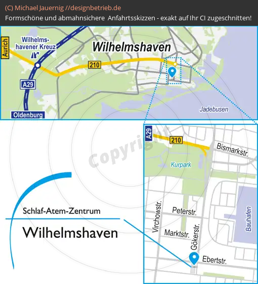 Lageplan Wilhelmshaven Schlaf-Atem-Zentrum | Löwenstein Medical GmbH & Co. KG (576)