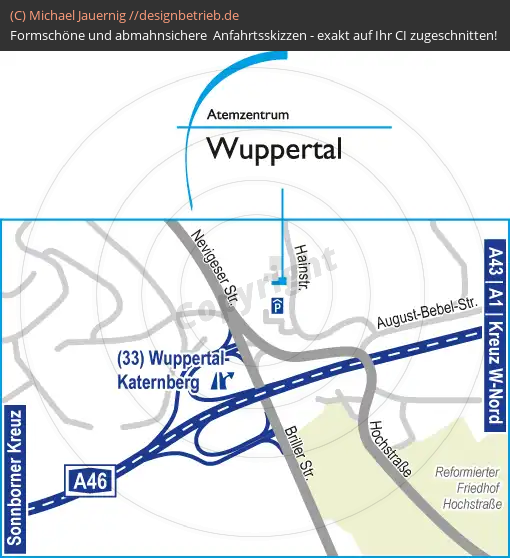 Lageplan Wuppertal-Elberfeld Atem-Zentrum | Löwenstein Medical GmbH & Co. KG (579)