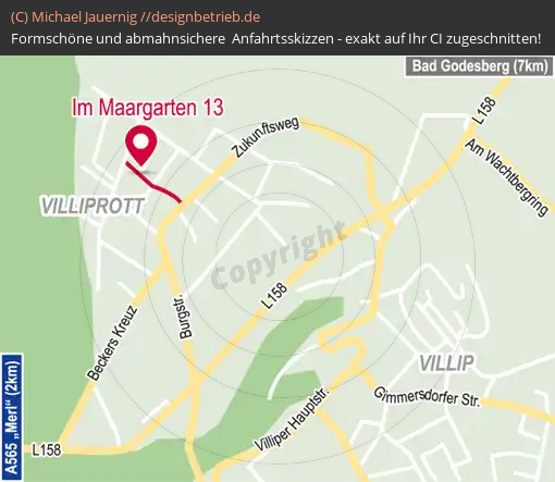 Lageplan Wachtberg Hr. Halbg. (583)