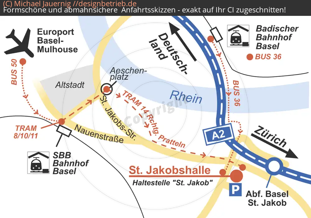 Lageplan Basel (St. Jakobshalle) (6)