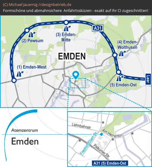 Lageplan Emden Atem-Zentrum | Löwenstein Medical GmbH & Co. KG (618)