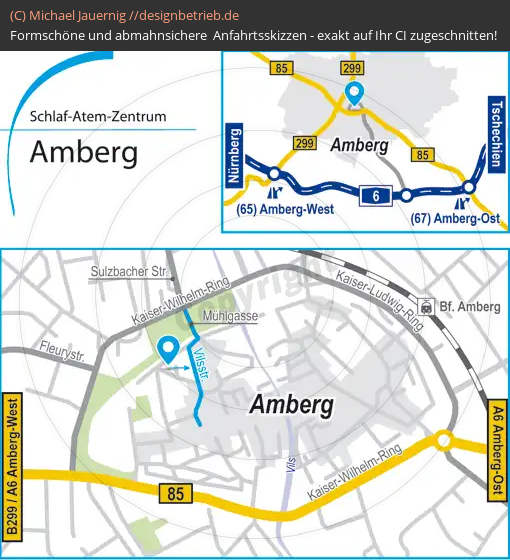 Lageplan Amberg Schlaf-Atem-Zentrum | Löwenstein Medical GmbH & Co. KG (632)