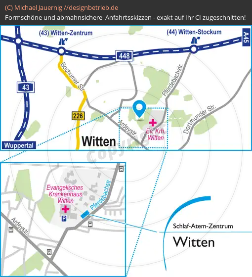 Lageplan Witten Schlaf-Atem-Zentrum | Löwenstein Medical GmbH & Co. KG (657)