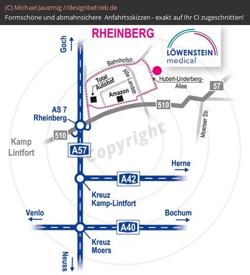 Lageplan Rheinberg Niederlassung | Löwenstein Medical GmbH & Co. KG (680)