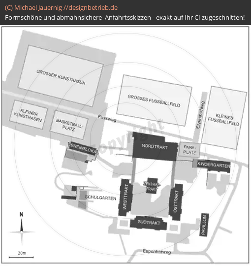 Anfahrtsskizzen erstellen / Anfahrtsskizze Zürich   Gebäudeplan | Schule Letzi (690)