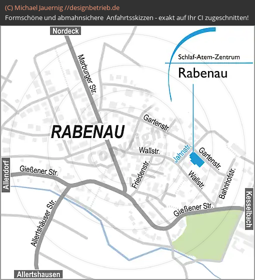 Lageplan Rabenau Schlaf-Atem-Zentrum | Löwenstein Medical GmbH & Co. KG (725)