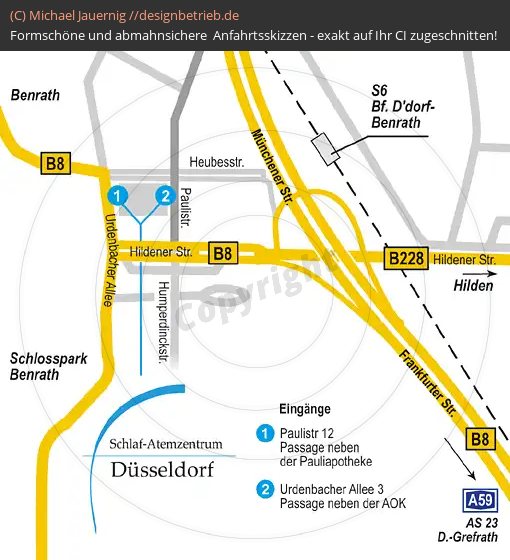 Lageplan Düsseldorf Löwenstein Medical GmbH & Co. KG (75)